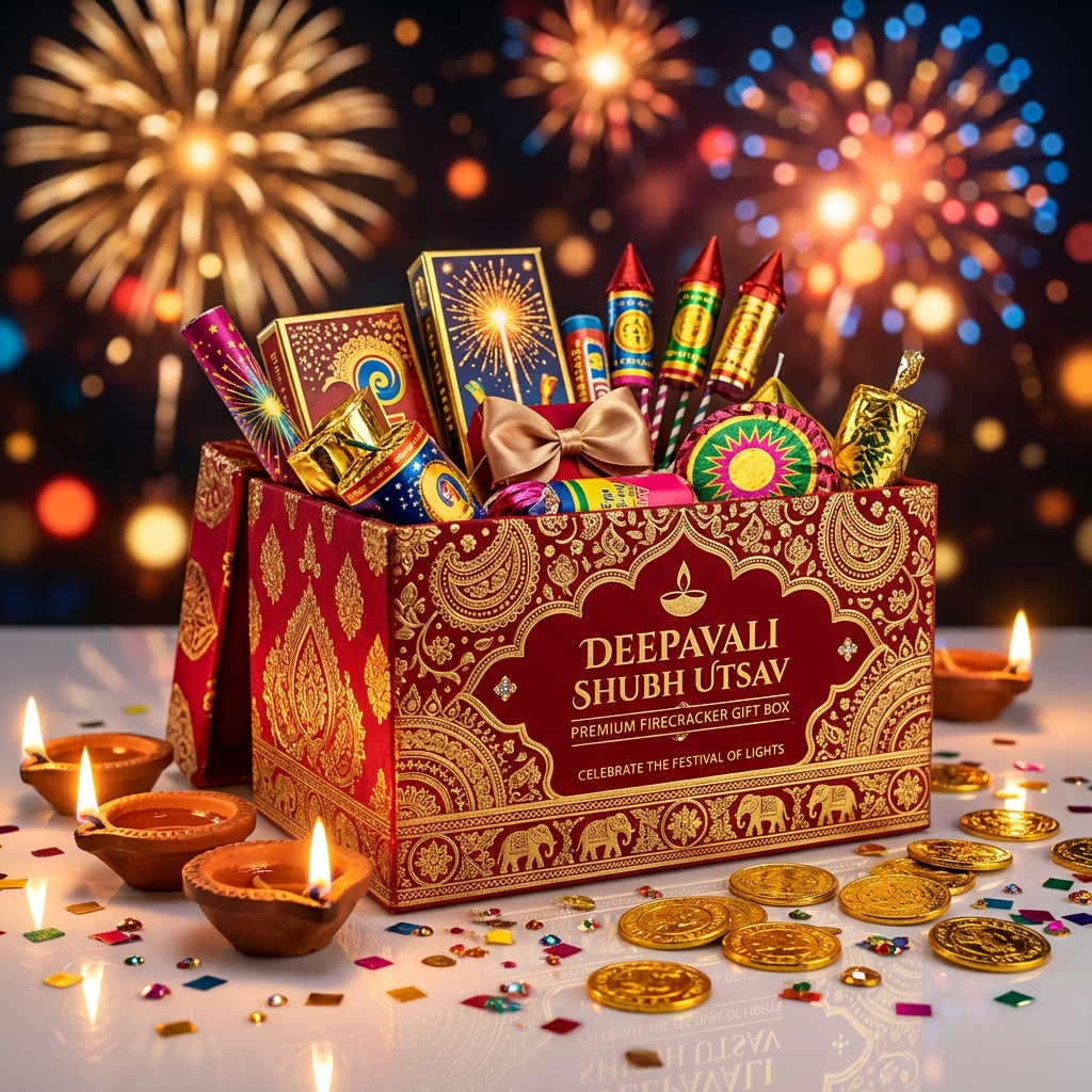 Premium Fireworks Gift Box Combo